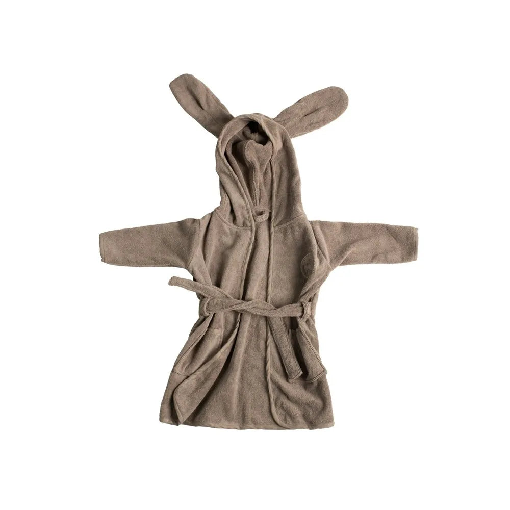 Markland Pure Muslin szlafrok khaki - JasieBasie.pl