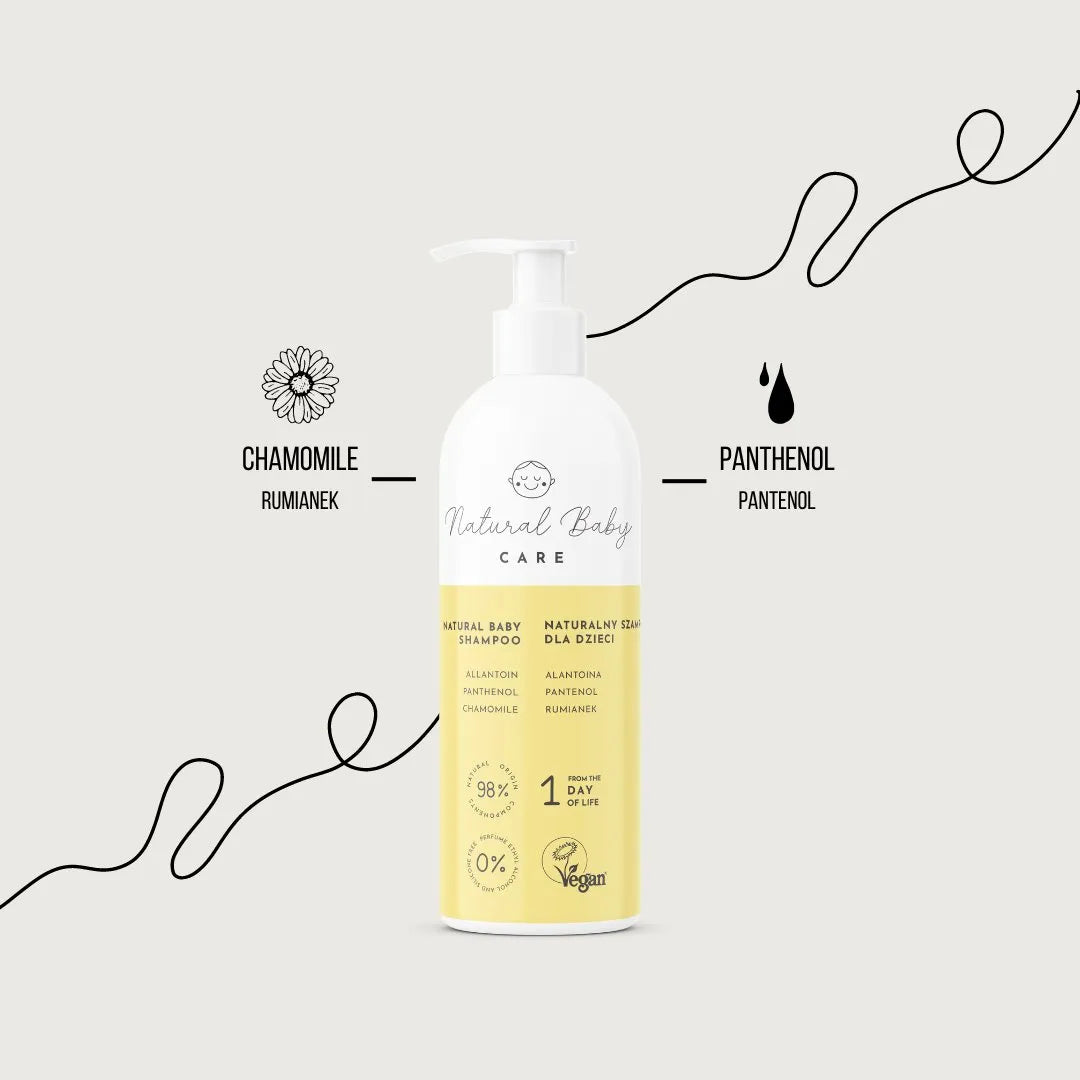 Naturalny szampon dla dzieci NATURAL BABY CARE - JasieBasie.pl