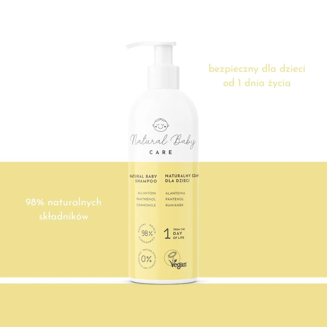 Naturalny szampon dla dzieci NATURAL BABY CARE - JasieBasie.pl