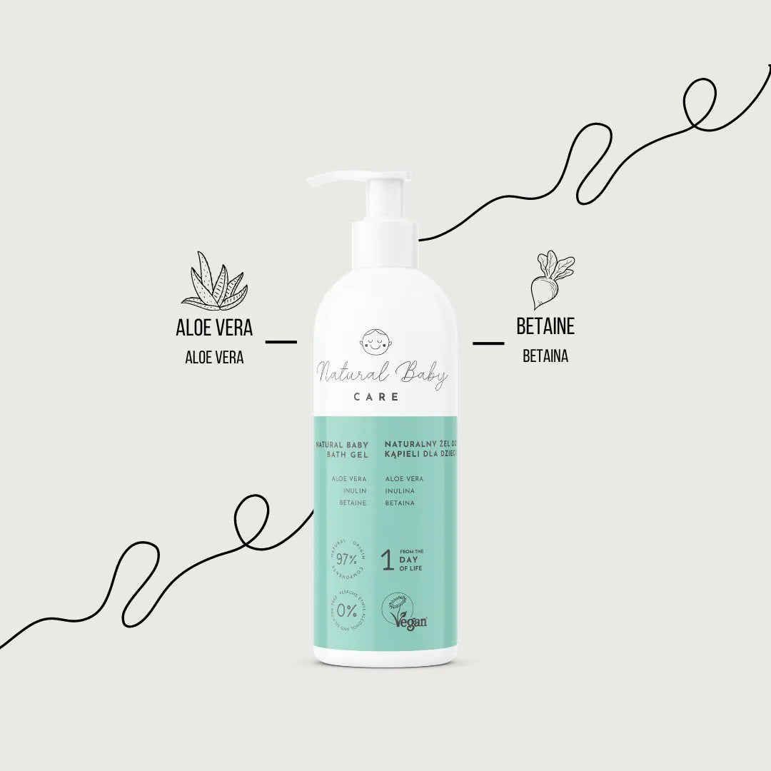 Naturalny żel do kąpieli dla dzieci NATURAL BABY CARE - JasieBasie.pl