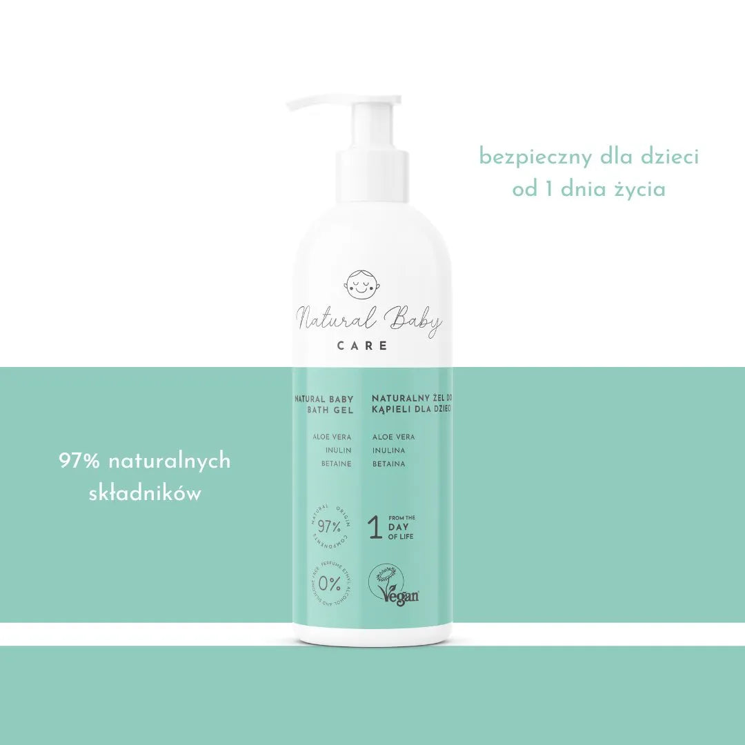 Naturalny żel do kąpieli dla dzieci NATURAL BABY CARE - JasieBasie.pl