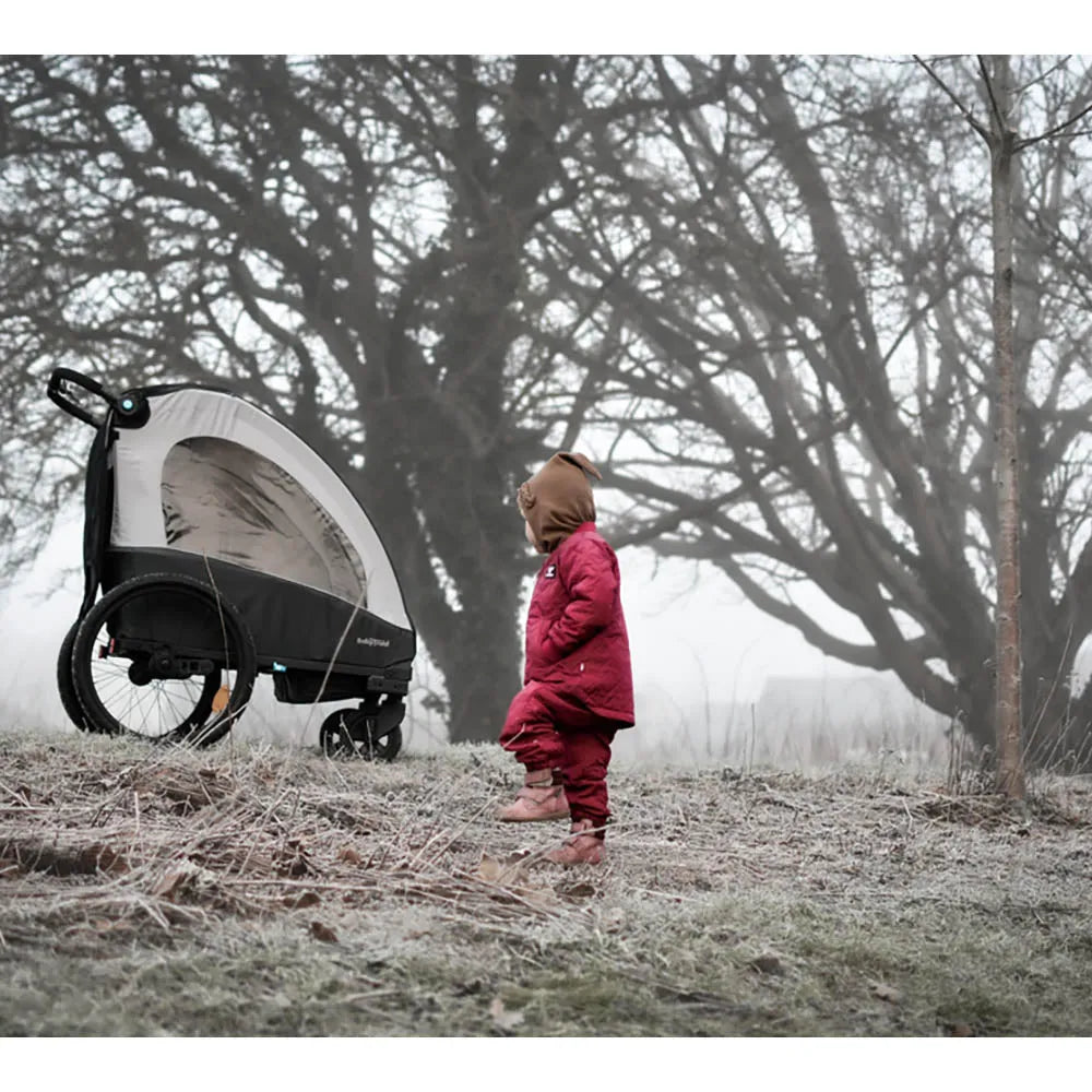 Wózek biegowy BabyTrold Roadrunner 3w1 czarny/szary - JasieBasie.pl