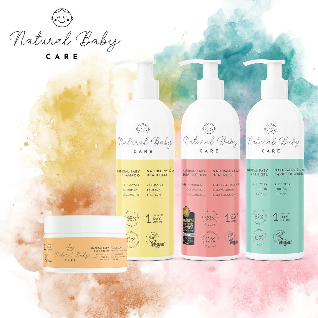 Zestaw kosmetyków w prezentowym opakowaniu NATURAL BABY CARE - JasieBasie.pl