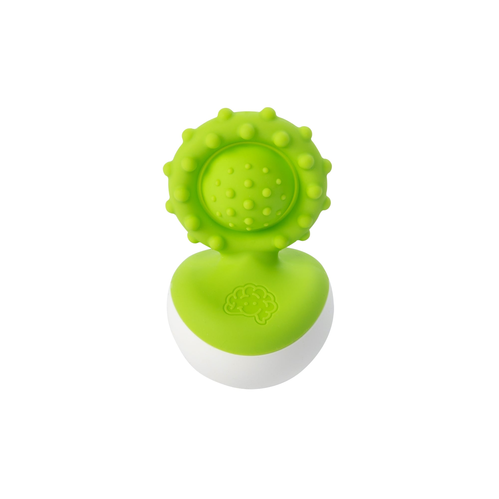 Fat Brain Toys - gryzak bąbelki Dimpl Wańka Wstańka zielony #kolor_zielony