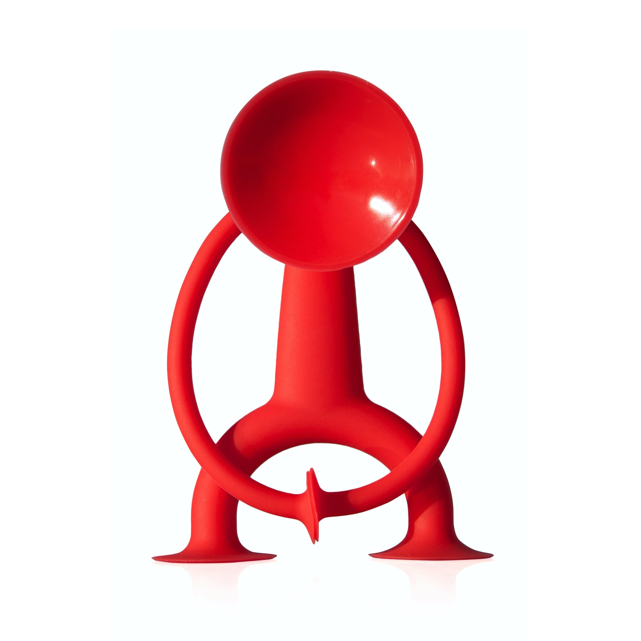 Moluk - zabawka z przyssawkami Oogi #kolor_czerwony