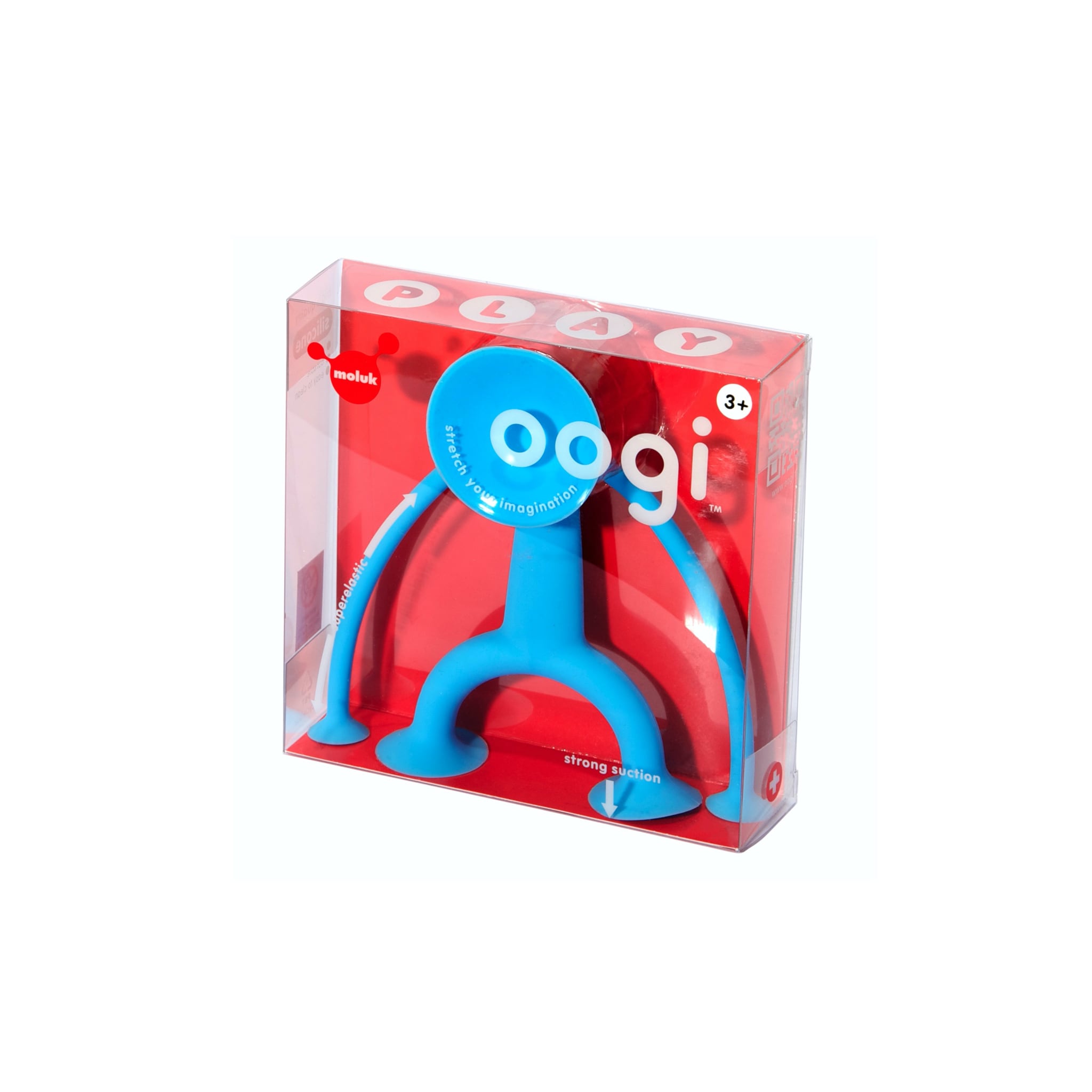 Moluk - zabawka z przyssawkami Oogi pudelłeczko #kolor_niebieski
